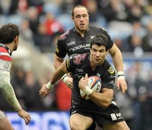 Wales scrum-half Mike Phillips in action for the Ospreys